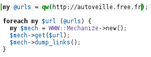 script Perl WWW::Mechanize