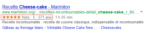 Rich snippet d'avis | AUTOVEILLE