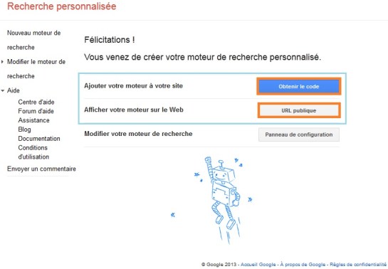 Création de moteur de recherche personnalisé | AUTOVEILLE