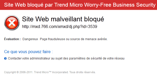 Page web et logiciel malveillant | Image AUTOVEILLE
