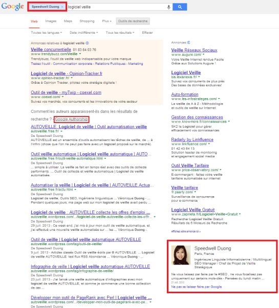 Google Authorship : lier les articles au profil Google+