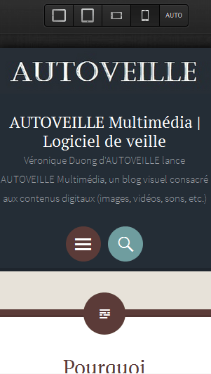 Blog AUTOVEILLE Multimédia - Responsive Design