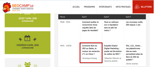 intervention-veronique-duong-SEO-chinois-sur-Baidu-SEO-Campus-AUTOVEILLE