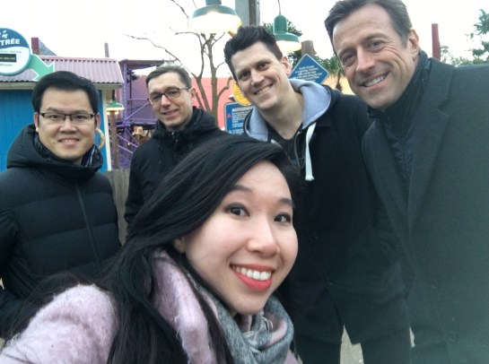 Search Y intervenants et organisateurs : Roger SIM, Vincent Terrasi, Will Critchlow, Daniel de Search Foresight