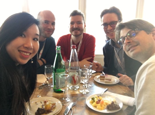 dejeuner google botify Thomas Grange, Benjamin Bussière, Aymeric bouillat, Véronique duong, Vincent Courson